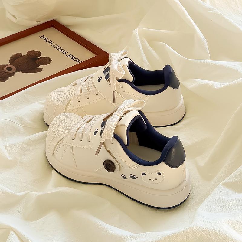 Fashion All-Match Shoes Woman 2025 Autumn Casual Female Sneakers Clogs Platform New Fall Small Creepers Leisure Small White Shoes Clogs