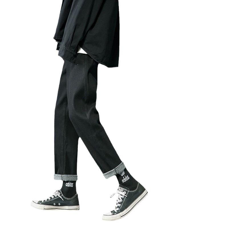 Pánské americké módní letní džíny se širokými nohavicemi - ležérní, lehké a rovného střihu