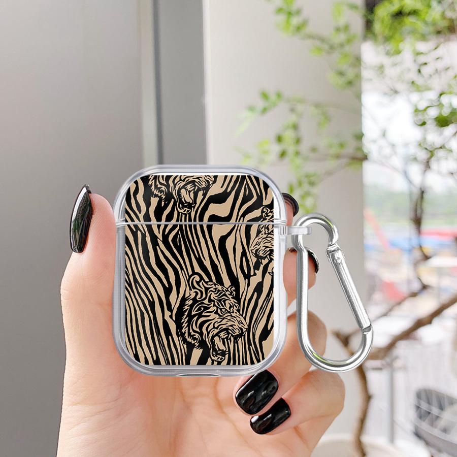 Fashionable Leopard Case For Airpods 4 2 Pro 3 Pro3 Pro2 1 Clear Earphone Cases Cover