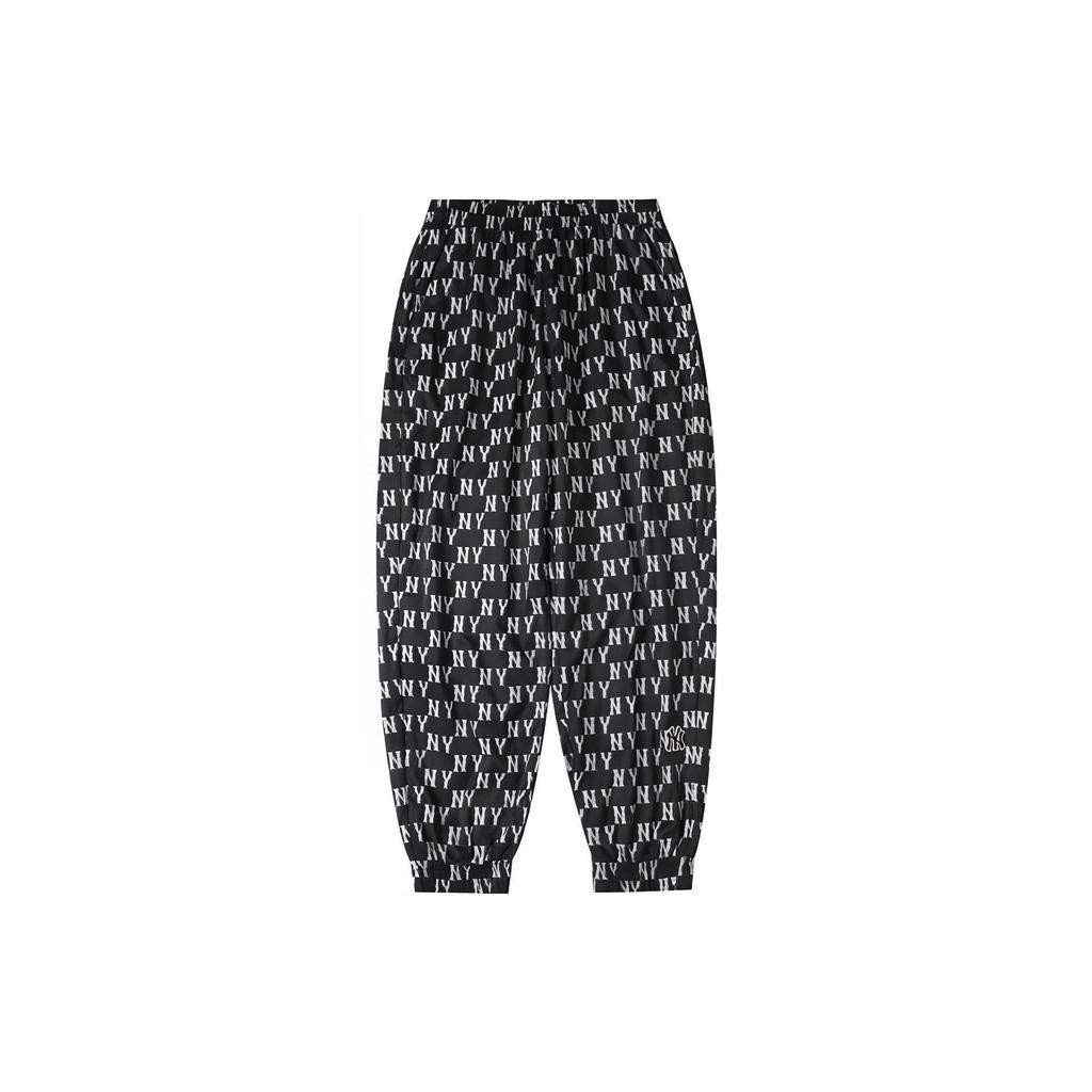 New MLB Casual Pants Unisex Black 3AWPM0134-50BKS
