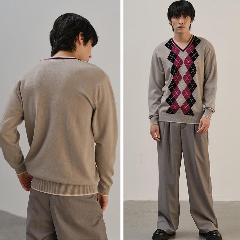 Men's Cashmere Blend V-Neck Sweater