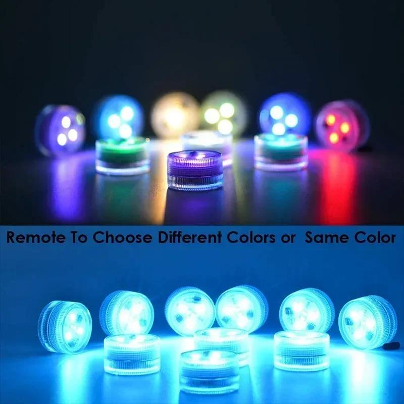 Car Remote Control Led Interior Atmosphere Light Waterproof Adhesive Decoration Car Roof House Foot Atmosphere Light