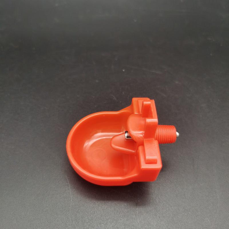 Automatic Poultry Watering Bowl with Drinking Nipples for Chickens, Ducks, and Geese