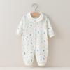 Helt ny ren bomull, beinfri baby jumpsuit - vår-/sommerromper yttertøy for nyfødte.
