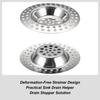 Kitchen Sink Drain Stopper Stainless Steel Rust-proof Plug Hair Drain Strainer Stopper for Family Friends Home Hotel Restaurant