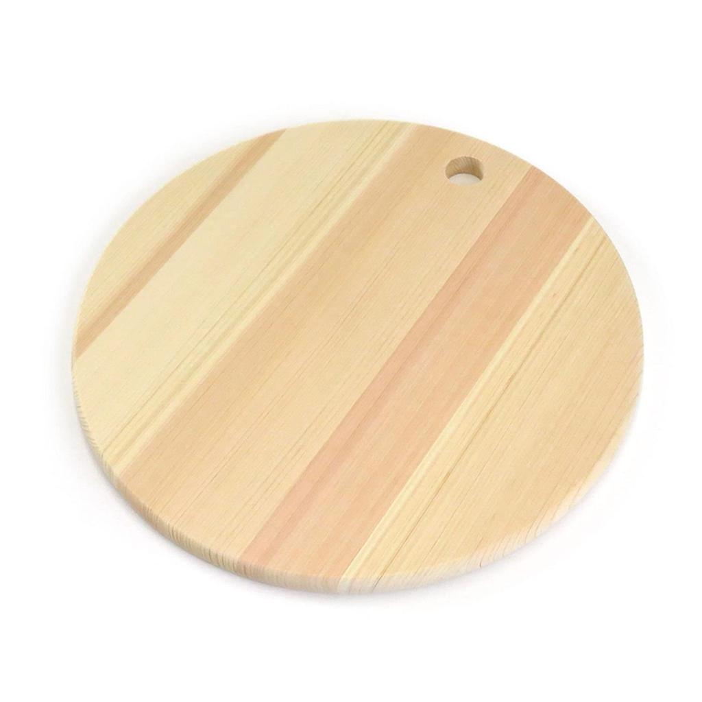 Tosa Ryuu Shimanto Hinoki Round Cutting Board Natural 30cm HC-2400