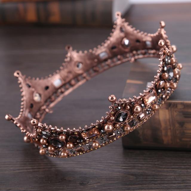 New Vintage Baroque Headbands Crystal Tiaras Crowns Bride Noiva Headpieces Bridal Wedding Party Hair Jewelry For Women