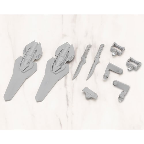 Kotobukiya M.S.G Modeling Support Goods Weapon Unit 50 Composite Plate Unit 01, Total Length Approximately 74mm, Non-Scale Plastic Model