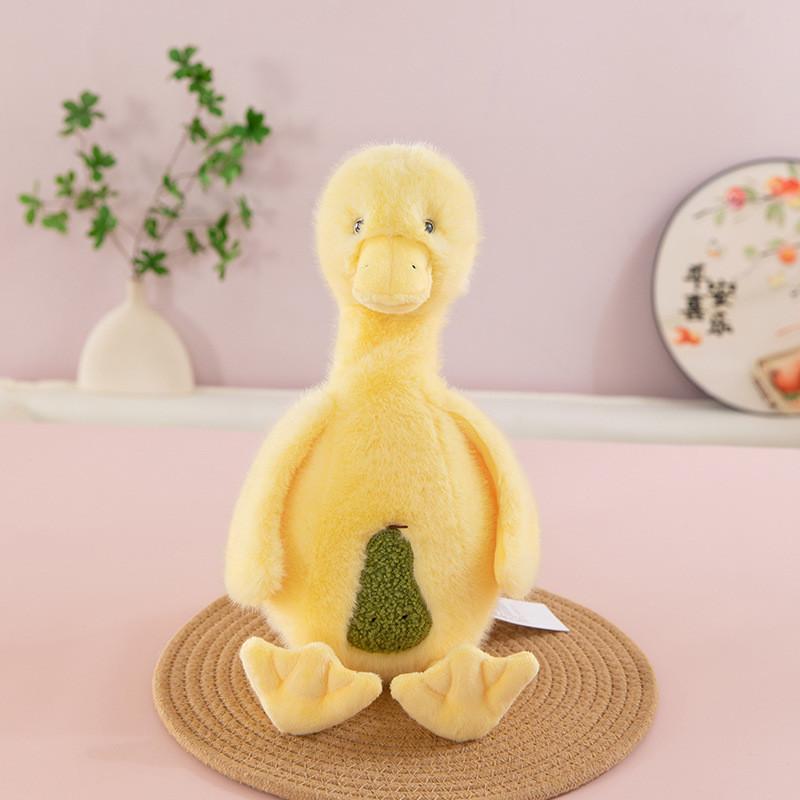 Plush Duck Toy With Pp Cotton Filling For Kids Birthday Gift And Collectible Decor