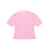 ONOFF Women Half Zip Puff Sleeve T shirT Of9013la Pink
