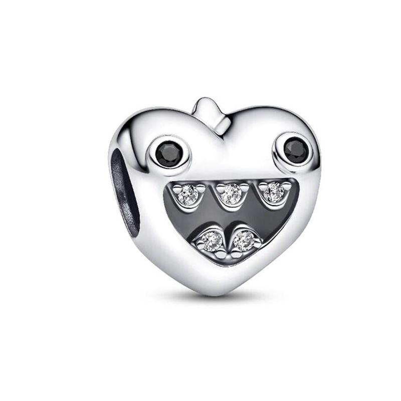 Diy Women Jewelry Gifts Sparkling Hearts Series Charms Leveled Hearts Openwork Mom&Heart Beads Fit Original Bracelet Accessories