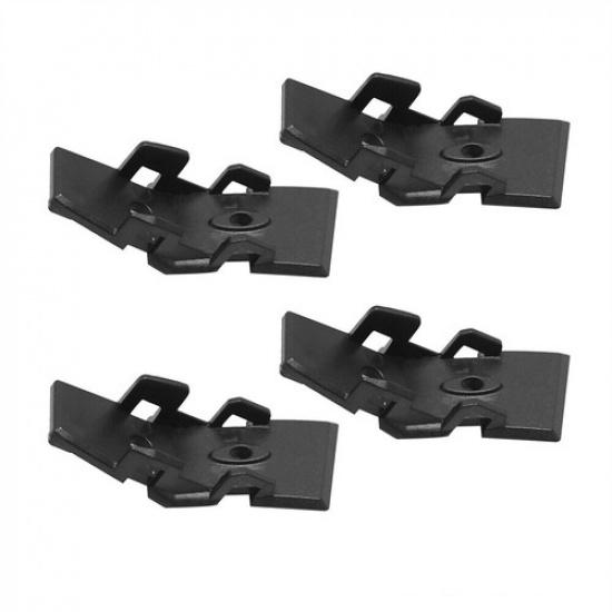 4Pcs Pull Door Strap End Repair Kit with 8 Screws for Lincoln Town Car 2003-2011