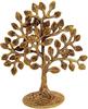 TreegoArt Brass Decorative Kalpavriksha Tree Artifacts for Home Decoration, Showpiece, Table Top Decor, Tableware- (17 CM Approx)