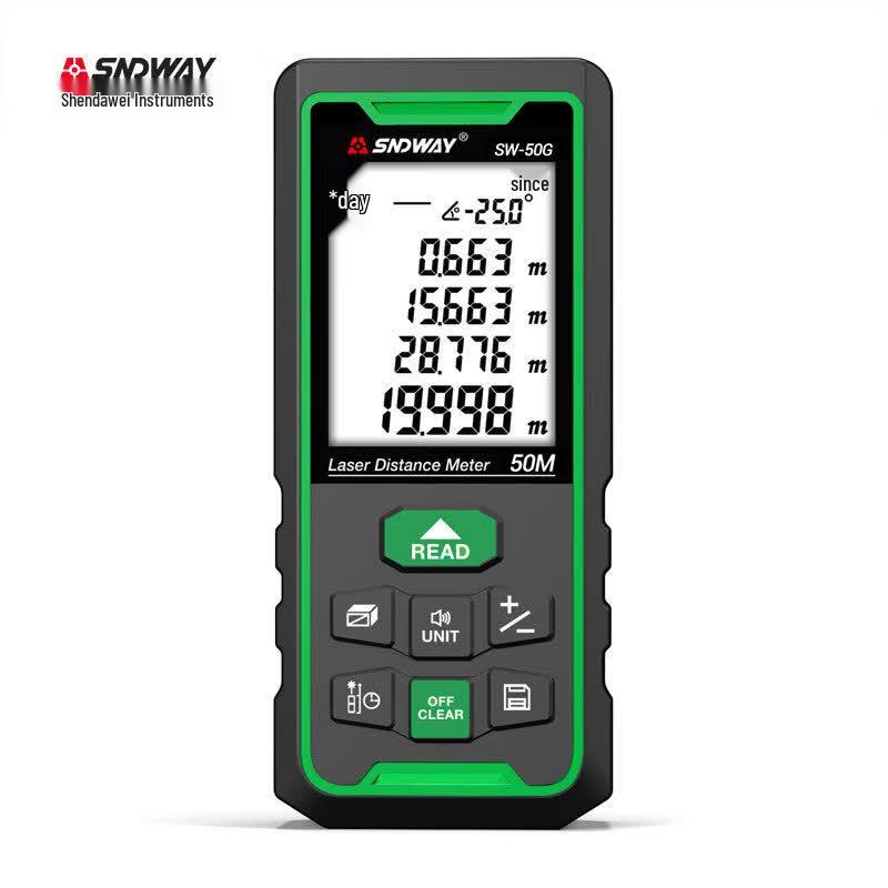 SNDWAY SW-50G Green Laser Distance Meter