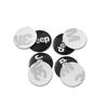 5Pcs 14mm Car Emblem Key Sticker Remote Control Key Logo Decal For Jeep Wrangler Grand Cherokee Avenger Compass Wagoneer Patriot AKR1