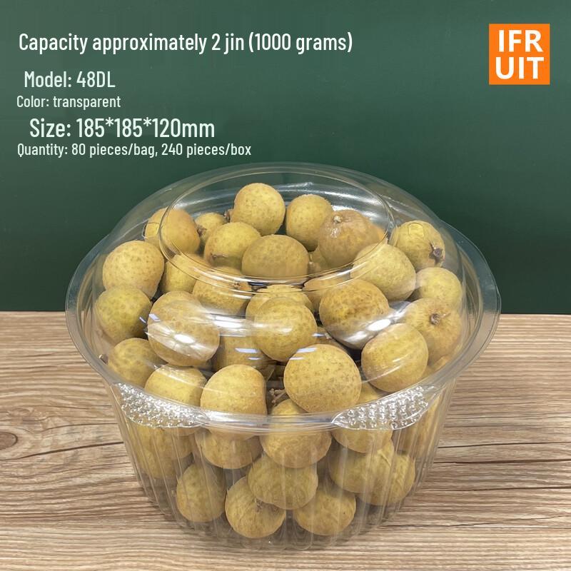Disposable Transparent Plastic Fruit Boxes