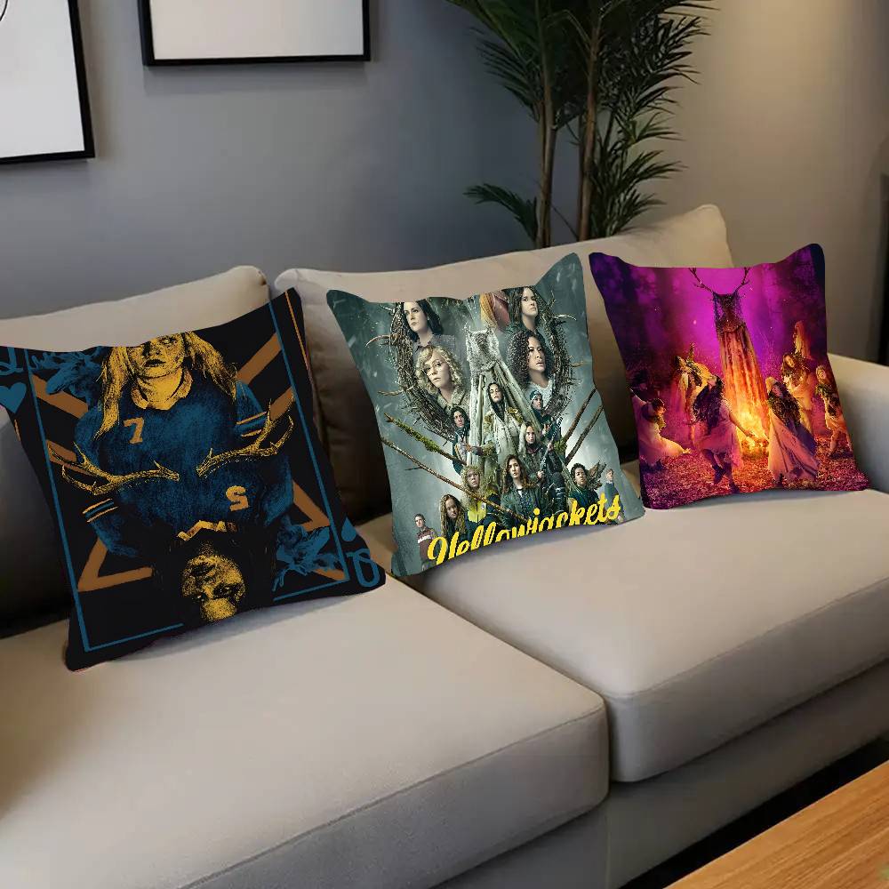 Psychological Horror Series Yellowjackets Pillow Case Square Pillow Bedroom Sofa Leisure Comfort Cushion Car Home Decoration