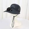 Mesh Wide Brim Fan Cap Breathable Solar Cooling Hat Practical Sun Hat with Solar Fan  Men/Women