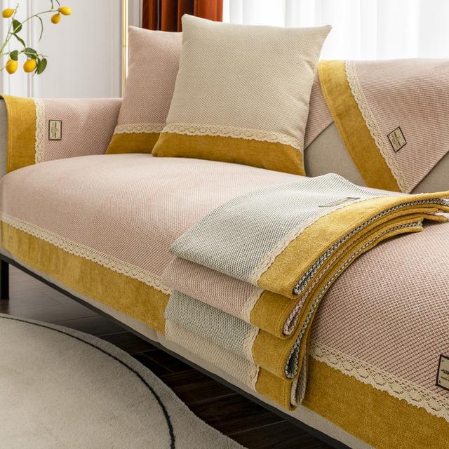 Pokrowce na sofę z lnu bawełnianego, antypoślizgowe, na sofę modułową, zdejmowane, zmywalne, dla zwierząt domowych, dla dzieci, na fotel rozkładany, pokrowce na sofę