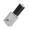 Hohes Drehmoment Reduzierte Geschwindigkeit Elektromotor Reversibler Schneckengetriebemotor 8mm Welle 12V Reversibler Schneckengetriebemotor 10-400 U/min