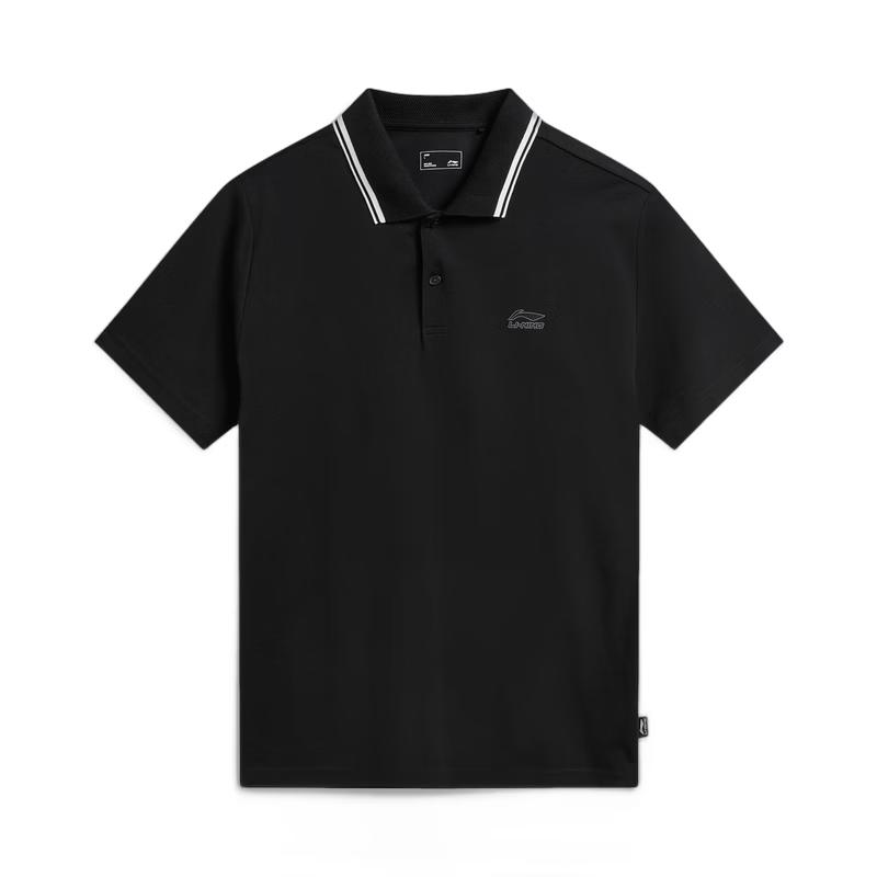 Li-Ning Men's Moisture-Wicking Short-Sleeve Polo Shirt