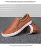 2026 Spring Men's Trendy Comfortable Slip-On Leather Shoes – Flexible, Lightweight, and Stylish