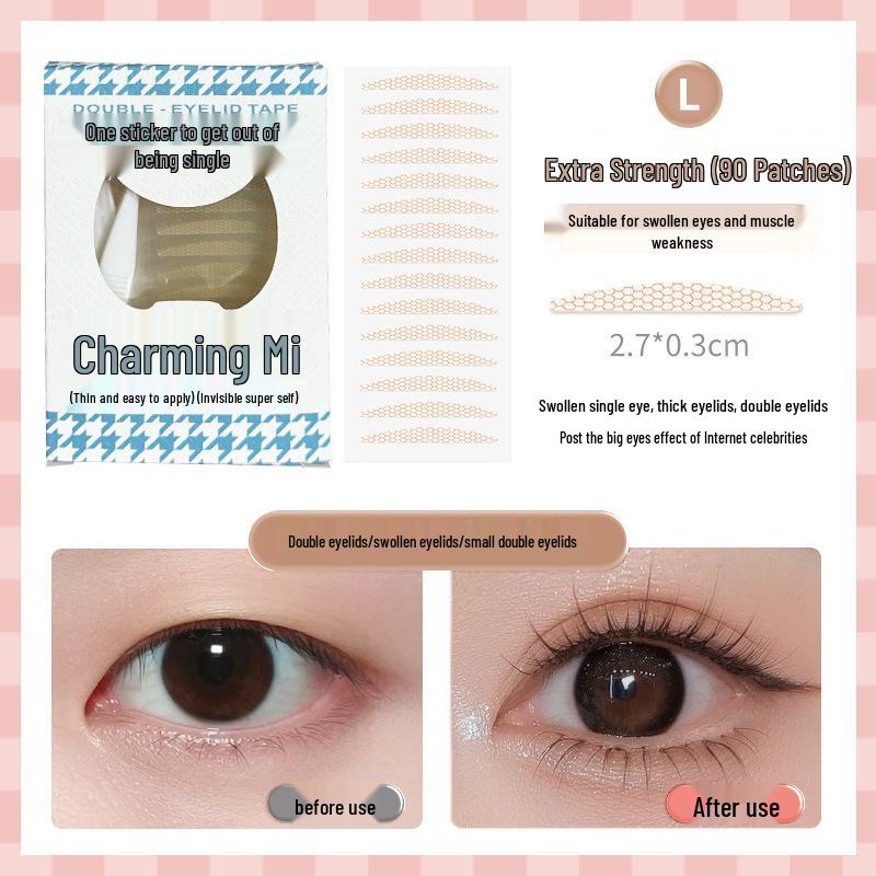

Seamless Invisible Lace Eyelid Stickers: Natural, Long-Lasting, Self-Adhesive Beauty for Single and Double Eyelids