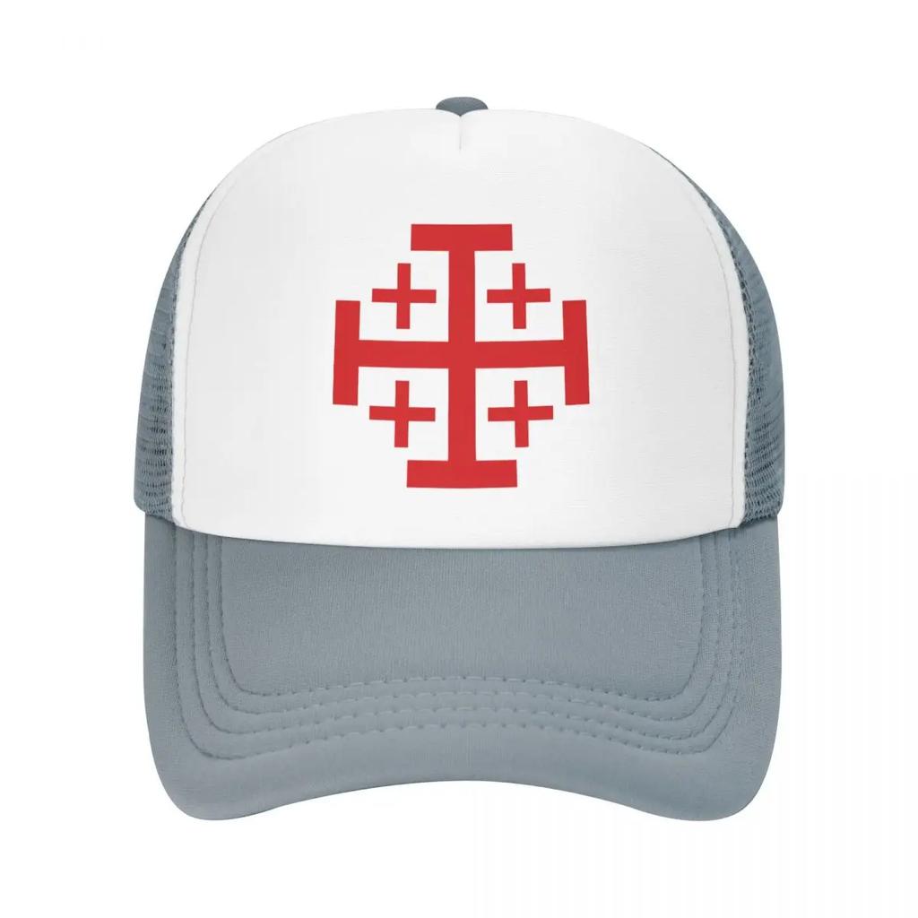 Personalized Jerusalem Kingdom Cross Baseball Cap Sun Protection Adjustable Knights Templar Crusades Trucker Hat Spring Dad Hat
