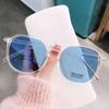 Luxury Design Photochromic Glasses Men Women Square Oversized Myopia Short-Sighted Eyeglasses Outdoor Color Changing Eyewear