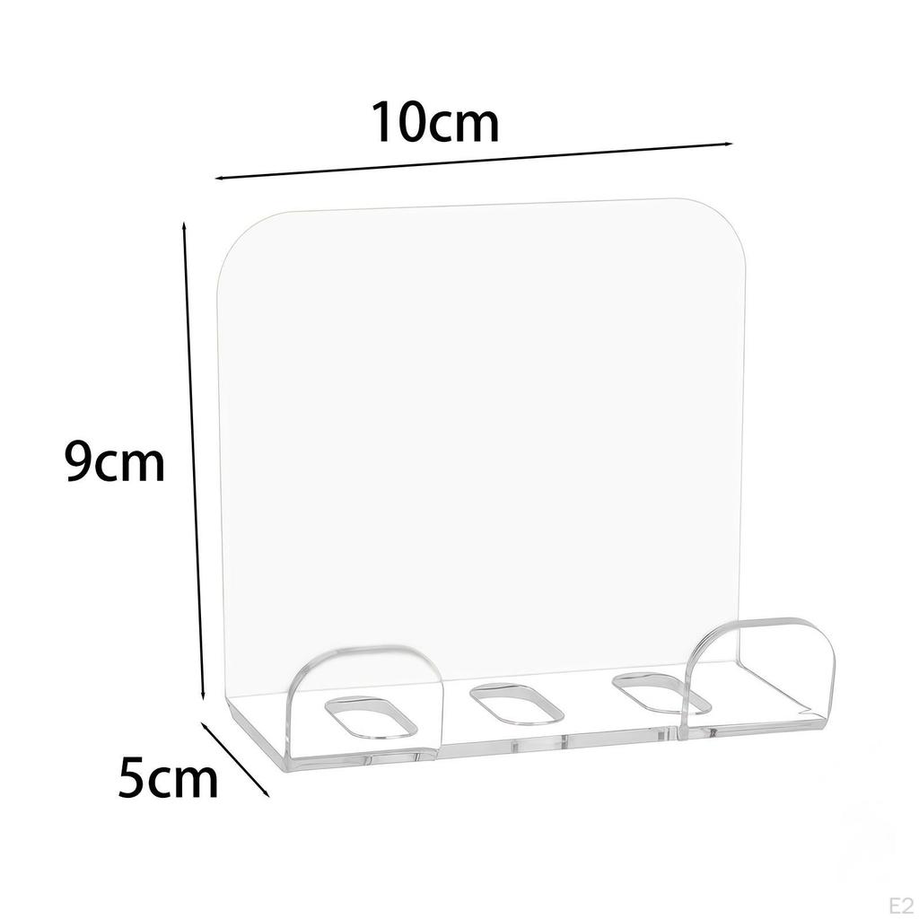 2 Stück Wandhalterung Handyhalter Aufbewahrungshalterung Rutschfestes Regal Selbstklebend Nachttisch-Organizer