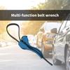 Adjustable Strap Wrench Not Slip Grip Oil Filter Removal Tool Multipurpose Rubber Belt Wrench Simple Use for Plumbing