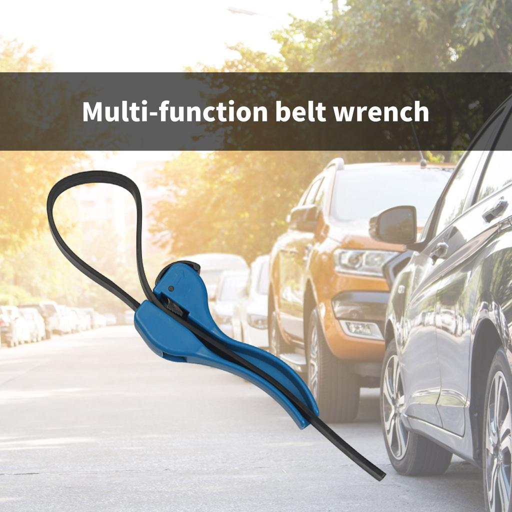 Adjustable Strap Wrench Not Slip Grip Oil Filter Removal Tool Multipurpose Rubber Belt Wrench Simple Use for Plumbing
