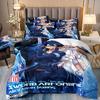 NEW Anime Sword Art Online Comfortable Duvet Quilt Cover Pillowcase Bedding Set Children Bedroom Decoration Home Textile