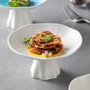 Light Luxury Ceramic High-Footed Fruit Plate