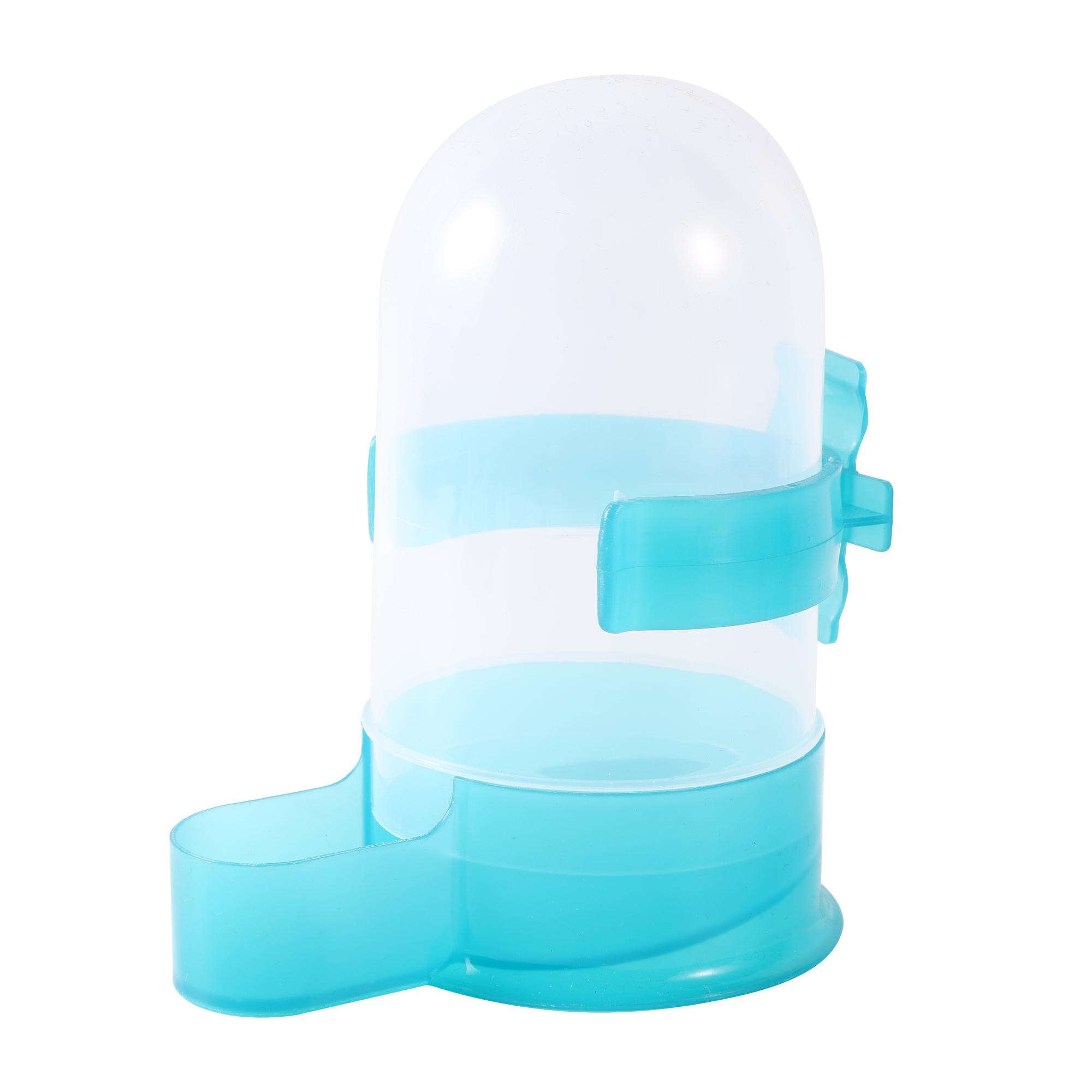 

1 Pc Automatic Bird Waterer Pet Bird Feeder Plastic Pigeon Parrot Drinking Water Feeding Dual-purpose Tool Bird Cage Supplies небо синє кольору