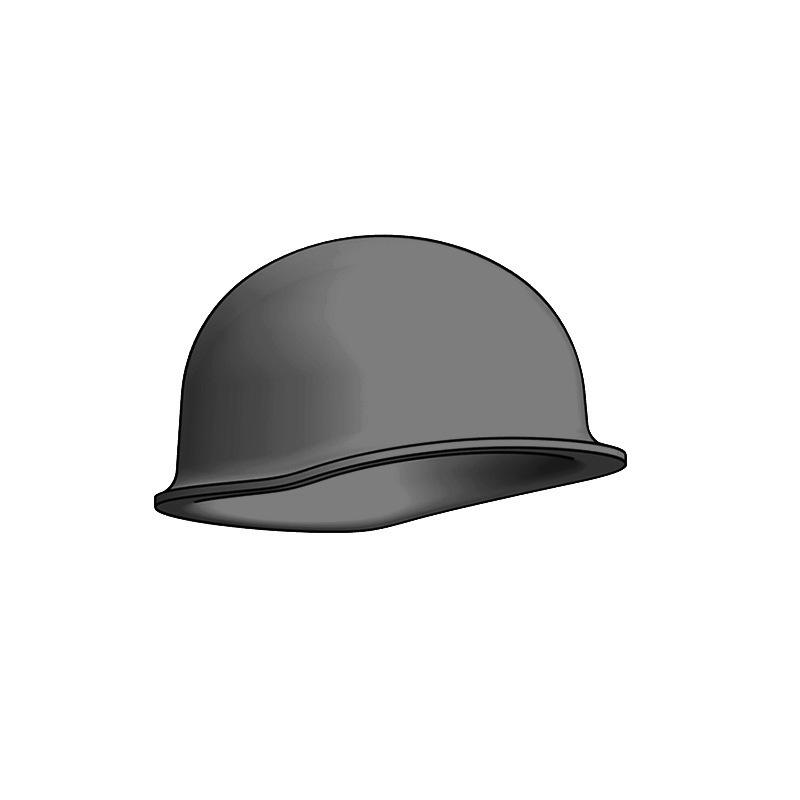 Small Particle Building Block Miniature Accessories Hair Hat, Military Equipment M1 Us Military Helmet 0.1Kg