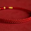 Modisches Handgeknüpftes Rotes Schnurperlenarmband, Verstellbares Armband für Paare, Feiertags-Party-Accessoires Geschenke
