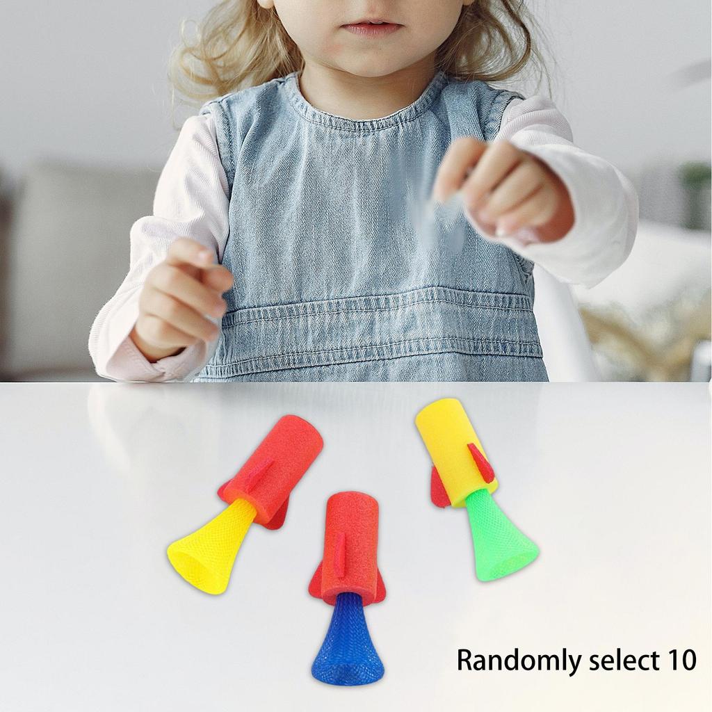 10x Jumping Spring Rocket Launchers Toys Durability Portable Premium Practical Fun Boys Girls Party