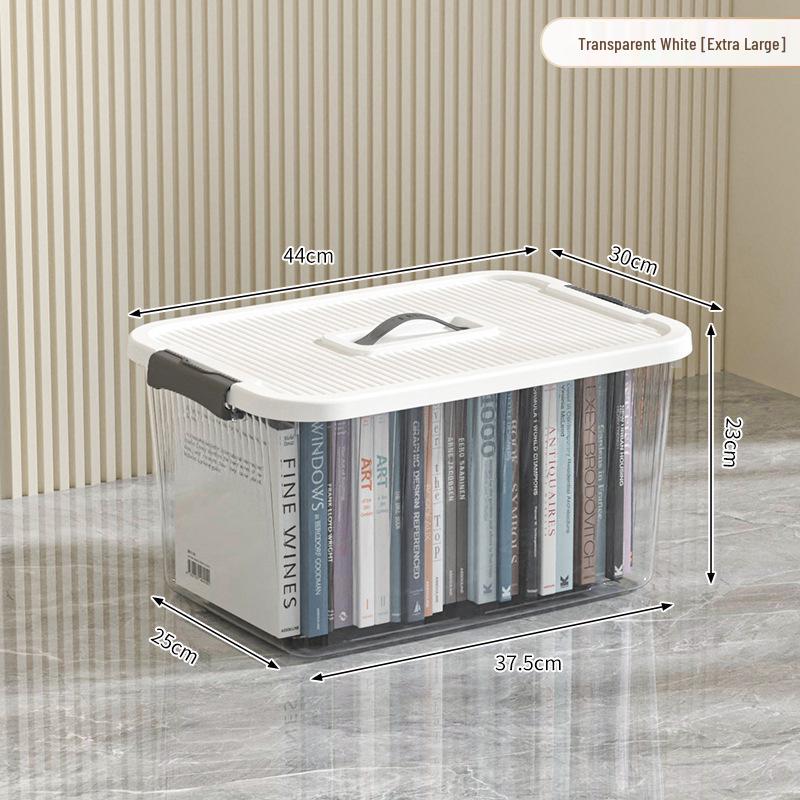 Extra Large Transparent High-Grade Plastic Storage Box for Home