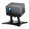 "New S6 Electric Focus Portable Home Theater Projector, Ultra HD 1080P Smartphone Screen Projection"