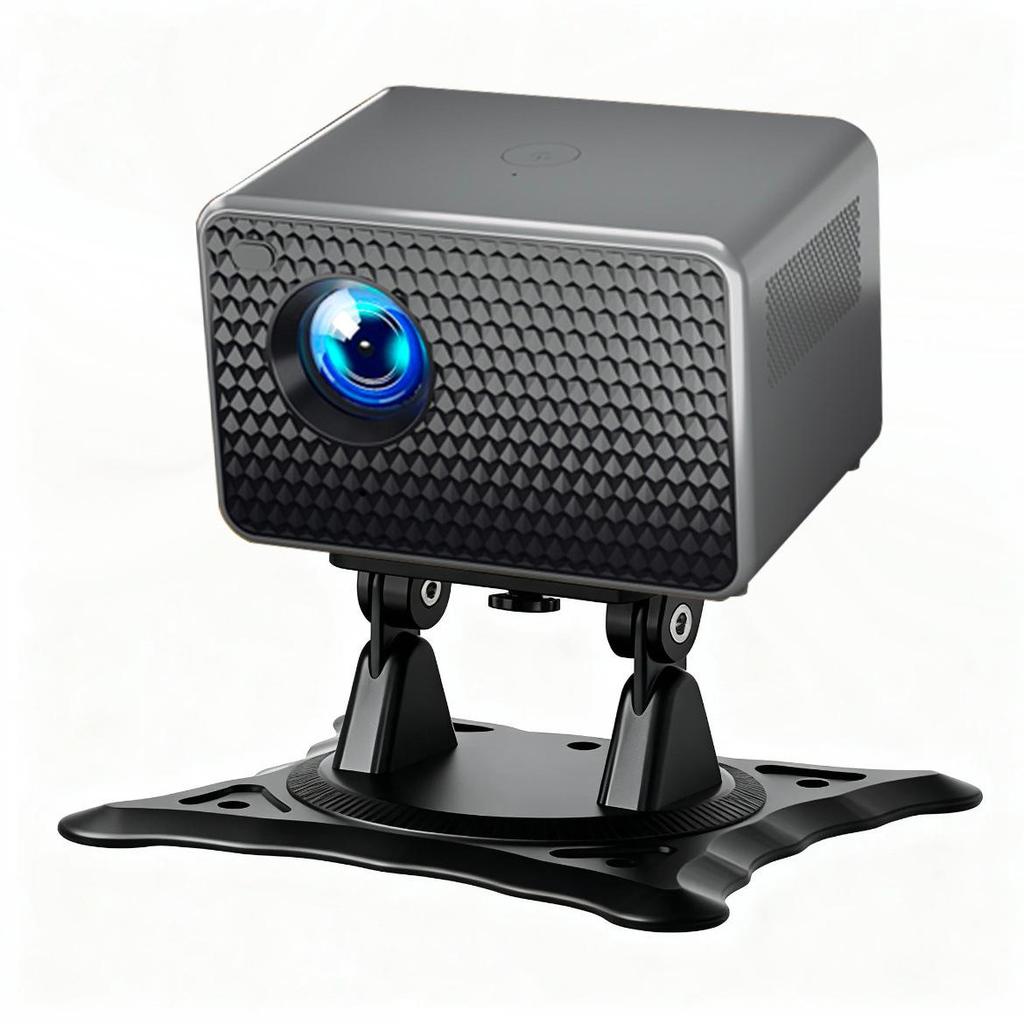 "New S6 Electric Focus Portable Home Theater Projector, Ultra HD 1080P Smartphone Screen Projection"