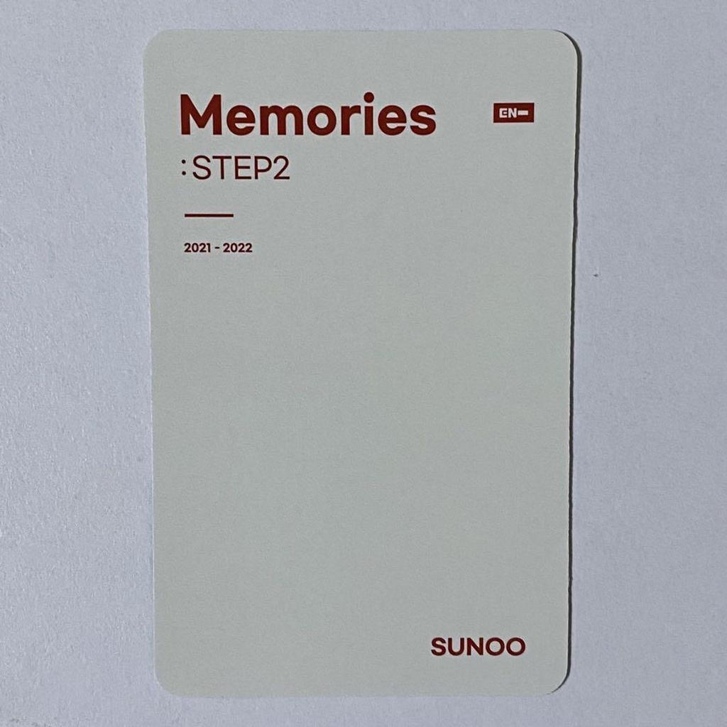 [USED] ENHYPEN Memories: STEP 2 DVD Trading Card Sunwoo