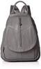 Cowhide Patchwork Backpack GREY [Proud] LR-606