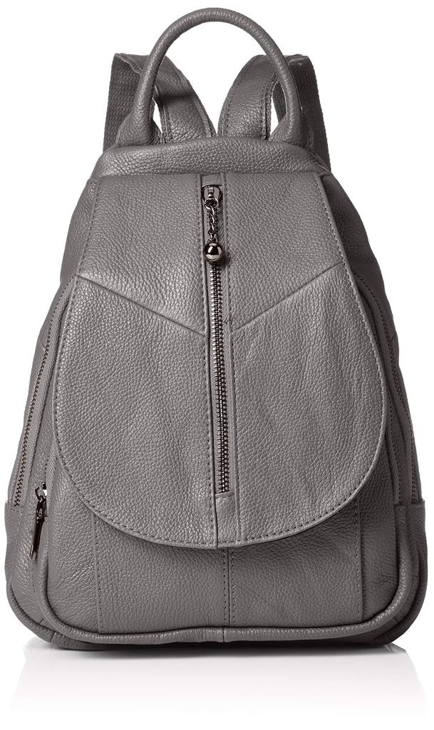 Cowhide Patchwork Backpack GREY [Proud] LR-606