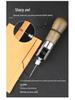 Hand-Stitched Cowhide Leather Sewing Tool Kit: Needle, Awl, Punch for Shoe Repair and Binding