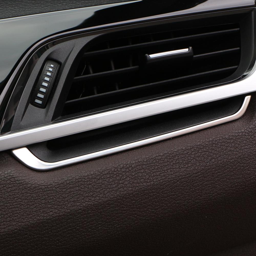 Air Vent Decor Trim Strip for BMW X1 F48 2016-2020 Dashboard AC Air Outlet Styling Decoration Molding Car Interior Accessories