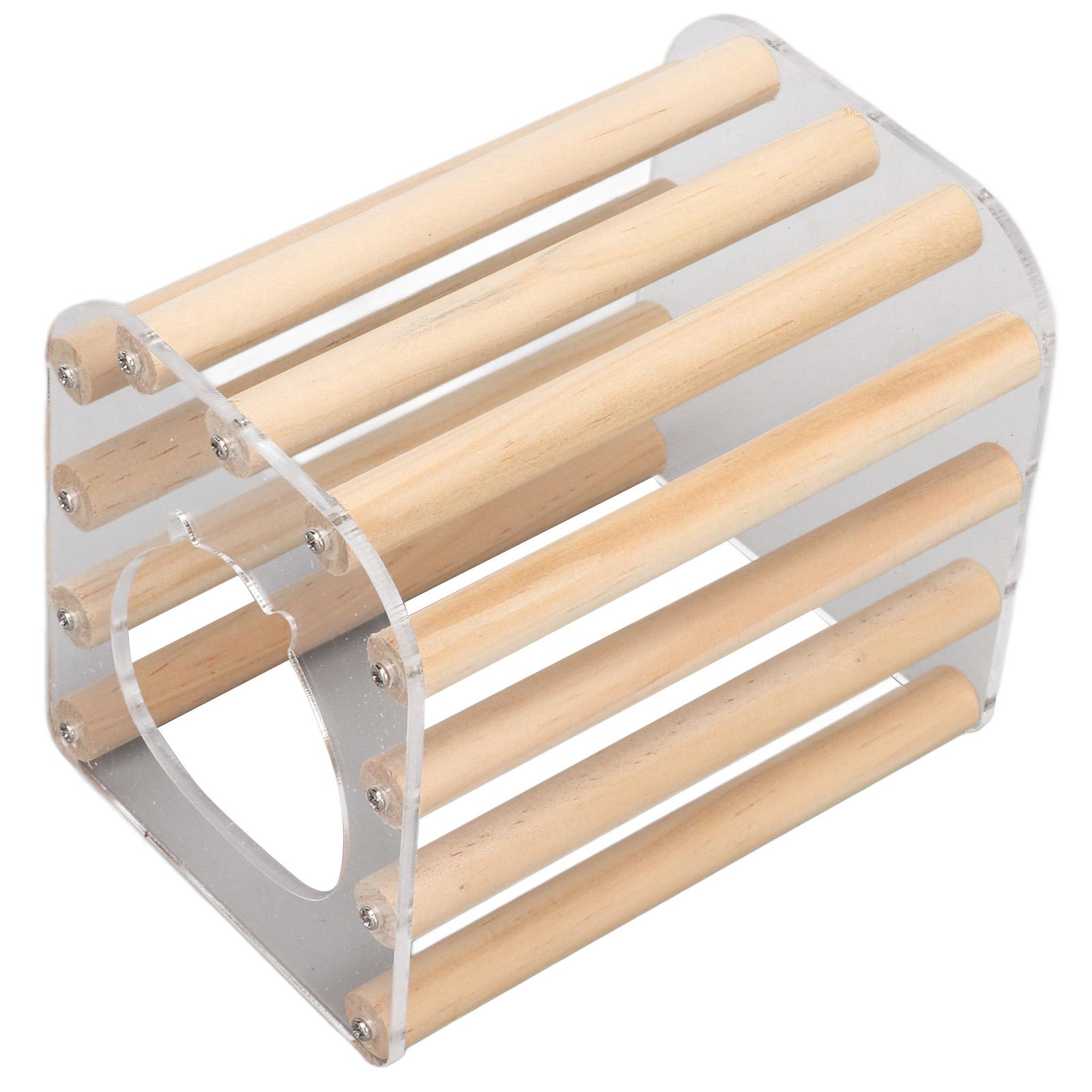 

Wooden Hamster House Small Pet Wooden Hideout Hut for Gerbils Mice Golden Bear Guinea Pig Chinchilla S 8.9 X 1.5in