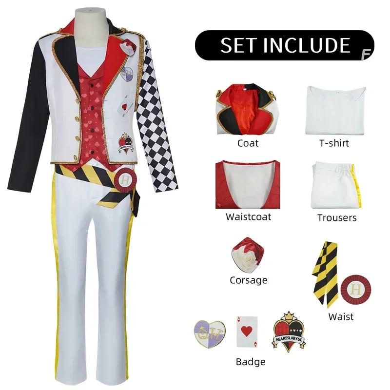 Twisted Wonderland Ace Trappola Cosplay Kostuum Deuce Volwassen Carnaval Uniform Anime Trey Halloween Cater FeestKostuum Dames Spel S&Other
