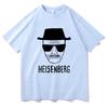 Breaking Bad Black & White Streetwear Pullover T-shirt - Summer Hip Hop Short Sleeve