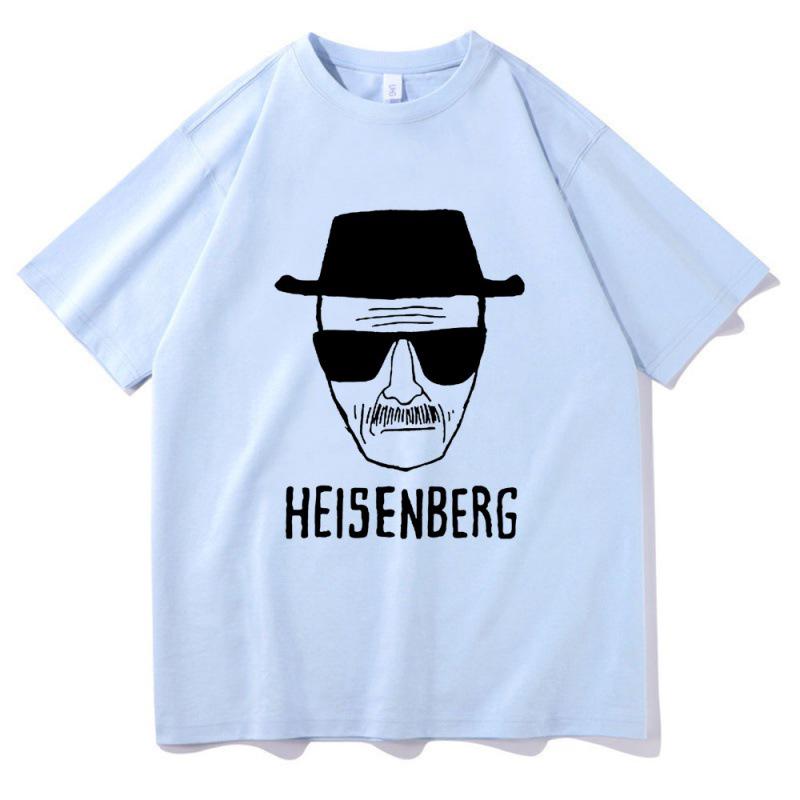 Breaking Bad Black & White Streetwear Pullover T-shirt - Summer Hip Hop Short Sleeve